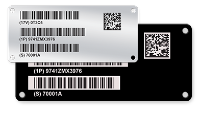 Aluminum UID Labels